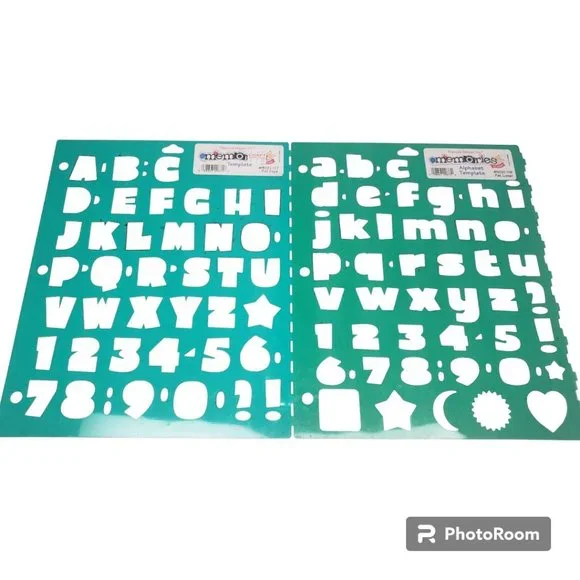 Letter stencil sets - Picture 5 of 5